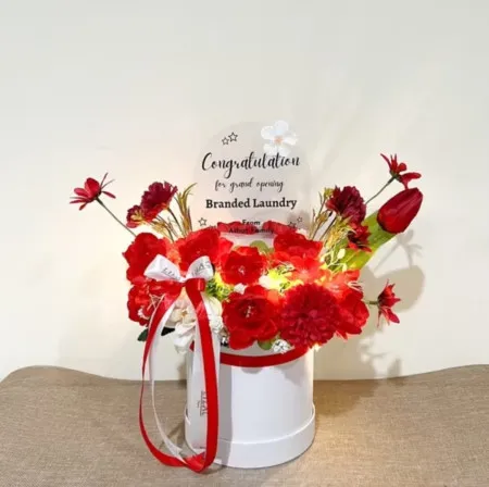 Bloom Box Akrilik Ucapan Grand Opening Natuna
